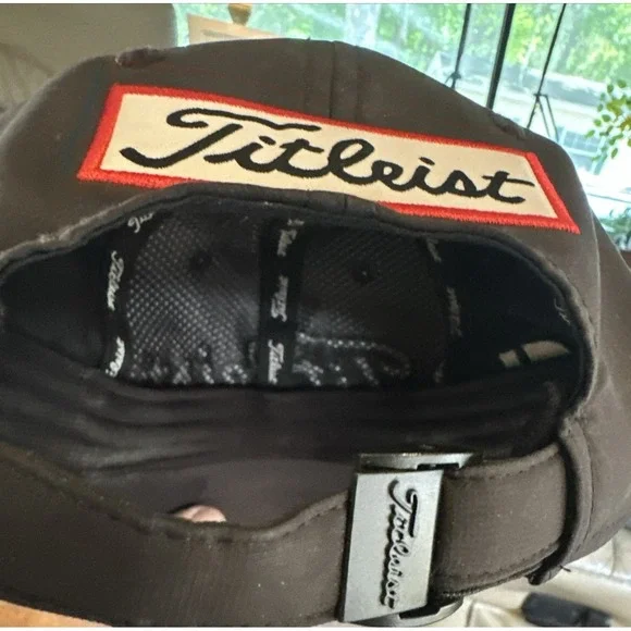Titleist FootJoy FJ Pro V1 Gray Golf Hat Cap Medium Large Adjustable - Picture 4 of 6